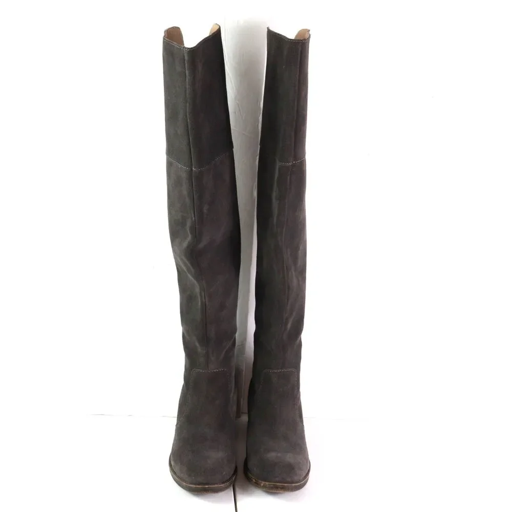 Lucky Brand Rayla Over The Knee Leather Suede Tall Boots size 6.5